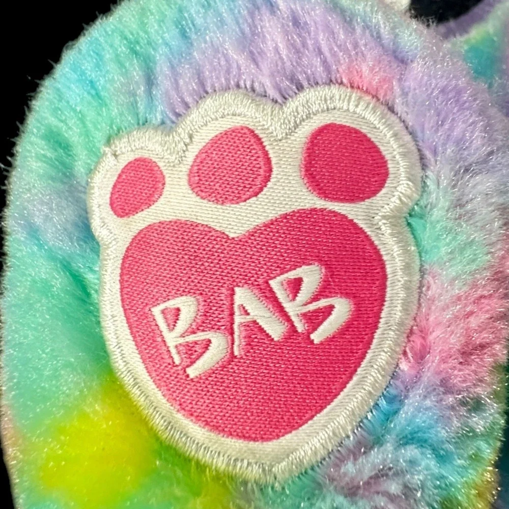 Build A Bear Tie‎ Dye Bunny Rabbit Plush BAB Pink Purple Blue